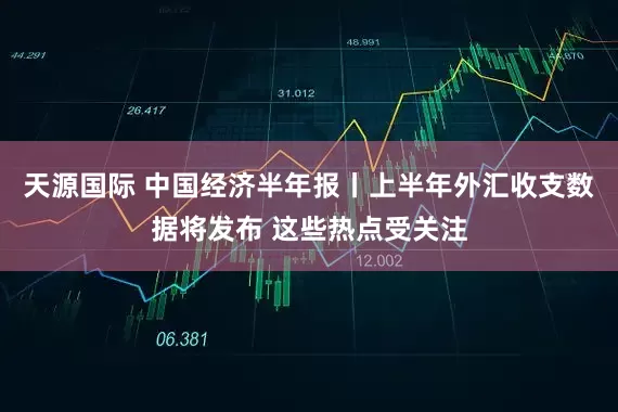 天源国际 中国经济半年报丨上半年外汇收支数据将发布 这些热点受关注
